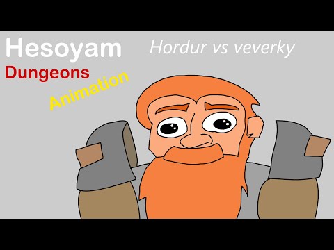 Hordur vs veverky | Hesoyam Dungeons Animation