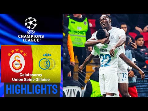 Galatasaray Union SG (0-1) Highlights | UEFA Champions league 2025 | Gala USG | GS union st gilloise