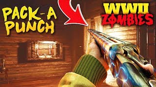 WW2 Zombies - How to Pack-A-Punch Easter Egg on Groesten Haus! (Step By Step Walkthrough Tutorial)