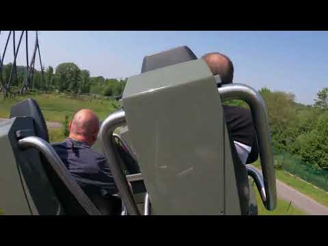 Kondaa - Walibi Belgium (BE) - Onride Last Row - 5k 60FPS