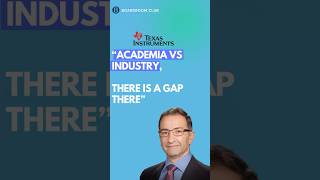 Texas Instruments CTO: Academia vs Industry! #chips #ai  @TexasInstruments      ​