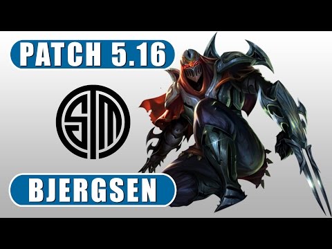 TSM Bjergsen | Zed vs Viktor | Mid | Season 5 | Patch 5.16 | Korea SoloQ Diamond 5