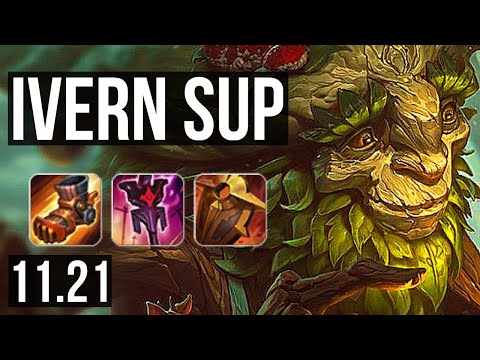 IVERN & Miss Fortune vs LEONA & Aphelios (SUPPORT) | 72% winrate, 2/4/18 | KR Diamond | v11.21