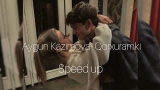 Aygun Kazimova - Qorxuramki dəyər o əllərə yad əli (speed)