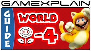 Super Mario 3D World - World Flower-4 Green Stars & Stamp Locations Guide & Walkthrough