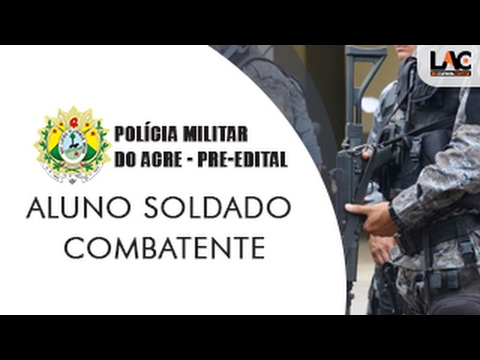Curso Online - PM-AC - Aluno Soldado Combatente - Pré-Edital
