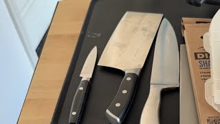Tuesday morning knife sharpening