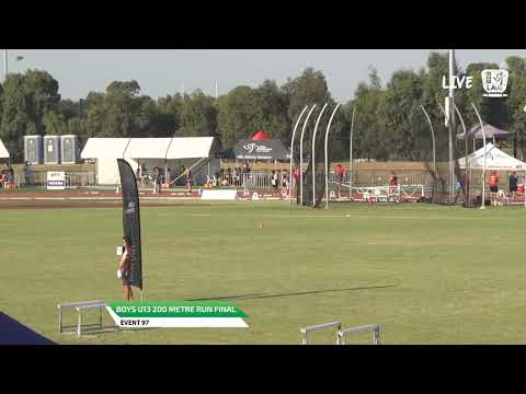 Boys U13 200m Final - 2019 State Track and Field Championships // LAVicTV