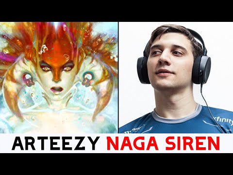 Arteezy Back to TOP 1 MMR! With his SUPER FAST FARM "NAGA SIREN" 20minutes GG | DOTA 2 MICRO