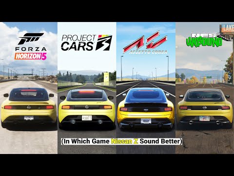 Nissan Z Comparison - Forza Horizon 5 Vs Project Cars 3 Vs Assetto Corsa Vs NFS Unbound