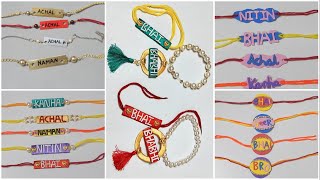 5 Easy customize rakhi | name rakhi making | rakhi making idea | Diy Rakhi Making