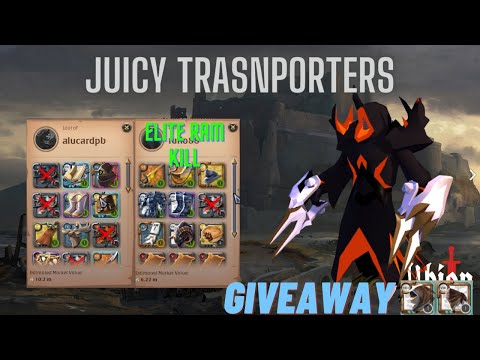 KILLING TRANSPORTERS LIKE ASSASSINS CREED | ALBION ONLINE | RED ZONE | GIVEAWAY