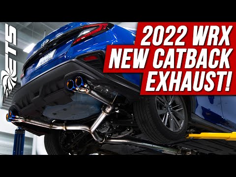 New Exhaust for our 2022 WRX!