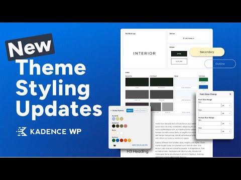 NEW Theme Styling Updates | KadenceWP