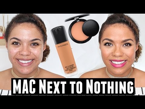 MAC Next to Nothing Face Color + Next to Nothing Powder Review | samantha jane Video