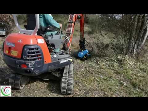 C4 A60 Trincia per mini escavatore - Mulcher Head for Mini Excavator