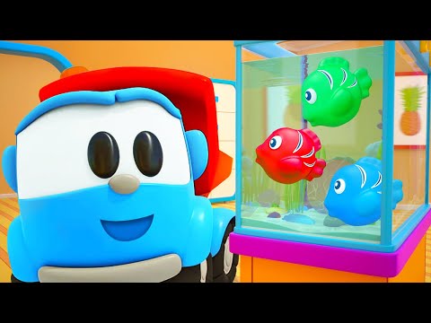 Leo und Co. bauen ein großes Aquarium | Leo der Lastwagen - die Neue Folge