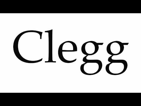 How to Pronounce Clegg