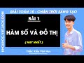 Toán 10 Chân trời sáng tạo Bài 1: Hàm số và đồ thị - Giải Toán lớp 10