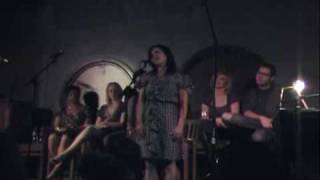 Ashley Moniz singing Lying There at Caffeinated Cabaret