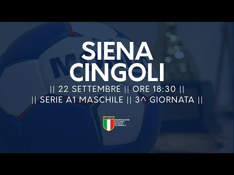 Serie A1M [3^ giornata]: Siena - Cingoli 31-26