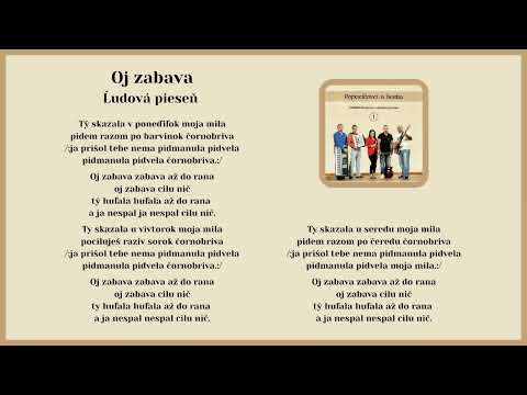 POPOVIČOVCI, Oj zabava, Oj čorna ja si, ľudové, Videorohaľ