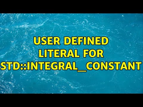 User defined literal for std::integral_constant