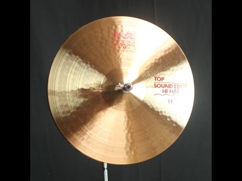 Paiste 14" 2002 Sound Edge Hi Hats - 937g/1061g (video demo) image 2