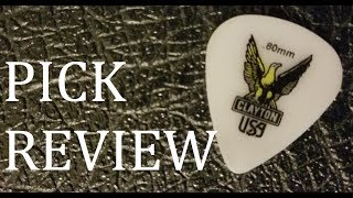 Video thumbnail for Clayton Acetal Polymer .80mm Guitar Pick Review & Demo by Jake Pool Music