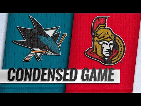 12/01/18 凝縮された試合。シャークス@セネターズ (12/01/18 Condensed Game: Sharks @ Senators)