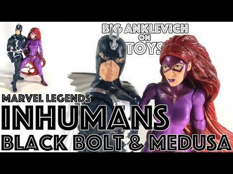 Marvel Legends Inhumans Black Bolt and Walgreens Exclusive Medusa Review