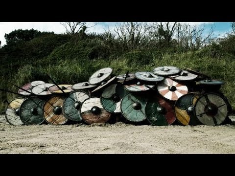 Vikings - Shield Wall Battle On The Beach Of Northumbria [Season 1 Official Scene] (1x04)