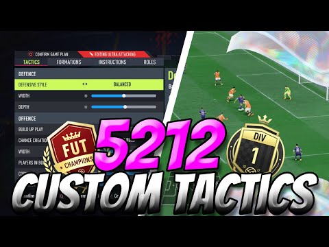 Why THIS 5-2-1-2 Formation is UNBEATABLE in FIFA 22... (Best Custom Tactics/Instructions) - FUT 22