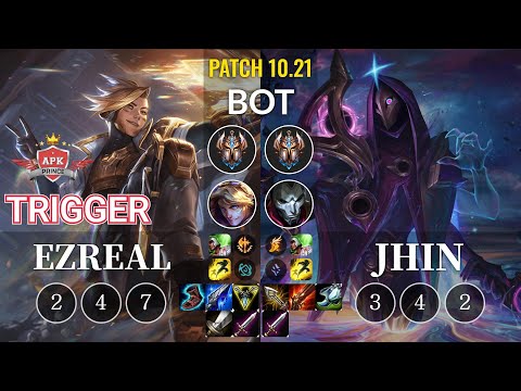 APK Trigger Ezreal vs Jhin Bot - KR Patch 10.21