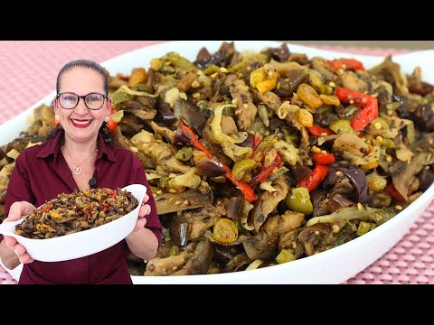 A MELHOR ENTRADA PARA O FIM DE ANO! CAPONATA (ANTEPASTO) DE BERINJELA SUPER FÁCIL! - Isamara Amâncio
