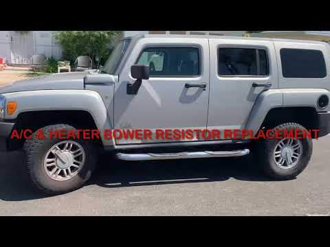 Hummer H3 A/C & Heater Blower Resistor Replacement
