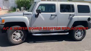 Hummer H3 A/C & Heater Blower Resistor Replacement