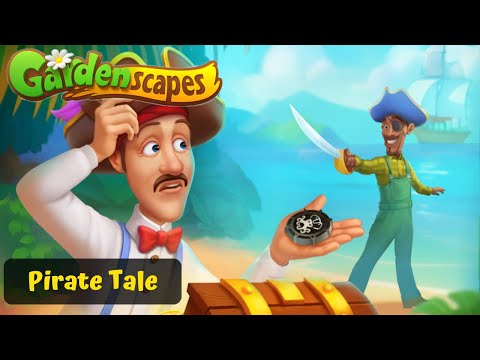 Gardenscapes - Pirate Tale - Gameplay