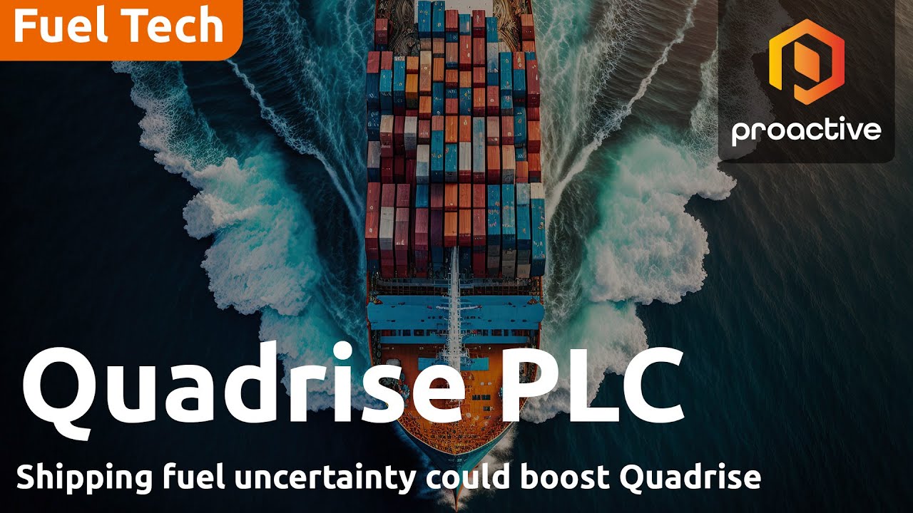 Quadrise CEO says shipping fuel uncertainty could boost demand for its cleaner fuel alternatives