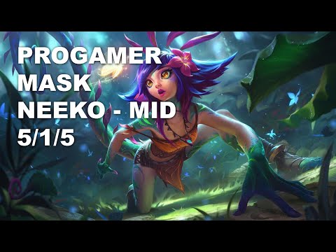 Progamer Mask Mid Neeko vs Lucian - KR Challenger Rank Game