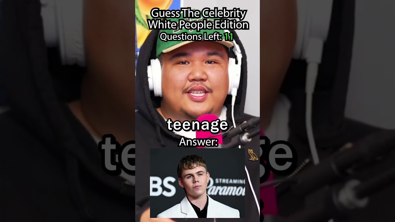 Guess The White Celebrity: The Kid Laroi