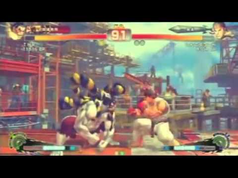 Super Street Fighter 4 AE v.2012 \\\  Japanese Match #1 - E.HONDA vs RYU \\\