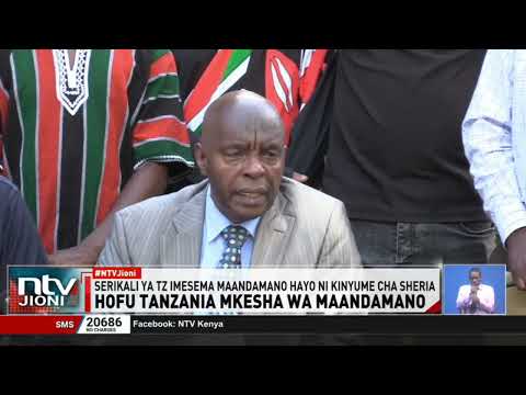 Mashirika na wanasiasa wasimama na wananchi wa Tanzania kwa maandamano Jumanne