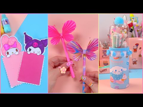 10 DIY CUTE SCHOOL SUPPLIES IDEAS - BACK TO SCHOOL HACKS