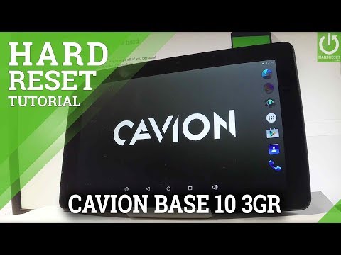 How to Had Reset CAVION Base 10 3GR - Wipe Out CAVION Tablet