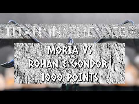 | BR-013 | MESBG | Battle Report | 1000 Points | Moria vs Rohan+Gondor