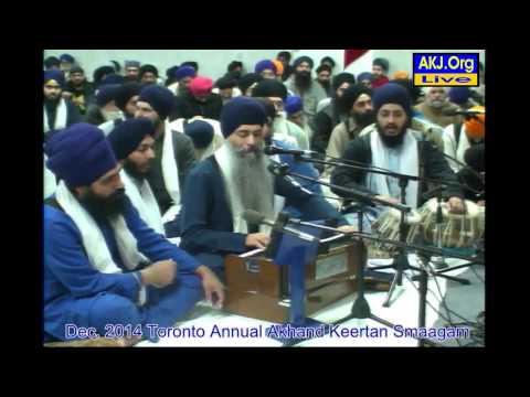 052 Toronto Dec. 2014 Smaagam - Thursday Evening Keertan - Bh. Harpreet Singh Jee Toronto