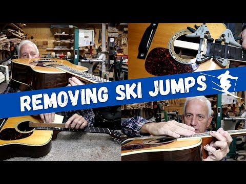 554 RSW Removing Ski Jumps From Guitar Fretboards