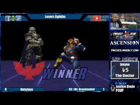 "Ascension 10/1/16" - Notorious (CF) v. Mr. Brandandorf (Ganon) - Losers Eighths