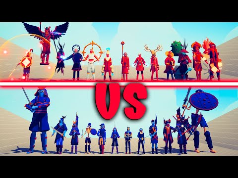 MAGE TEAM vs SWORD TEAM | TABS - Totally Accurate Battle Simulator